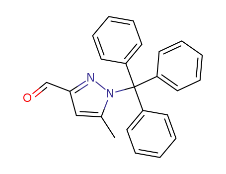 1H-Pyrazole-3-carboxaldehyde, 5-methyl-1-(triphenylmethyl)-