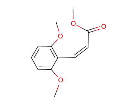 Molecular Structure of 85995-45-5 (2-Propenoic acid, 3-(2,6-dimethoxyphenyl)-, methyl ester, (Z)-)