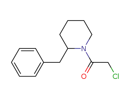 Piperidine, 1-(chloroacetyl)-2-(phenylmethyl)-