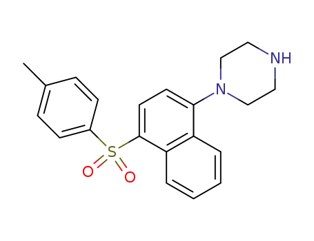 Piperazine, 1-[4-[(4-methylphenyl)sulfonyl]-1-naphthalenyl]-