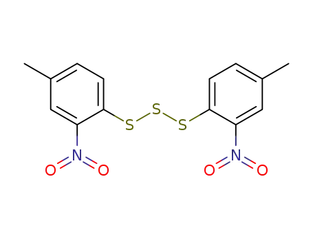 Molecular Structure of 4274-36-6 (bis(4-methyl-2-nitrophenyl)trisulfane)