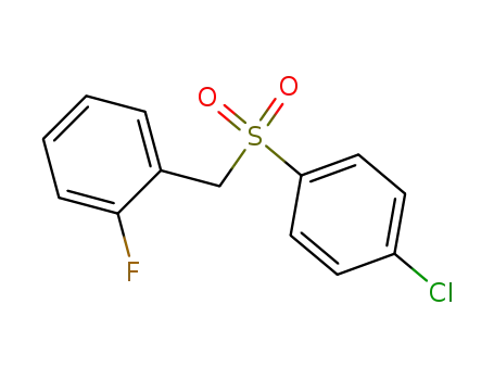 Benzene, 1-[[(4-chlorophenyl)sulfonyl]methyl]-2-fluoro-