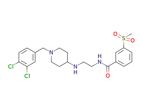N-[2-[1-(3,4-dichlorobenzyl)-4-piperidinyl-amino]ethyl]-3-(methylsulphonyl)benzamide