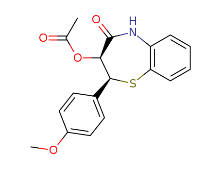 (2S-CIS)-3-(ACETYLOXY)-2,3-DIHYDRO-2-(4-METHOXY-PHENYL)-1,5-BENZOTHIAZEPIN-4(5H)-ONE CAS No.87447-47-0