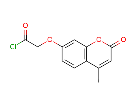 Molecular Structure of 91454-65-8 (7-[(CHLOROCARBONYL)METHOXY]-4-METHYLCOUMARIN)