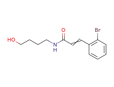 3-(2-bromophenyl)-N-(4-hydroxybutyl)acrylamide