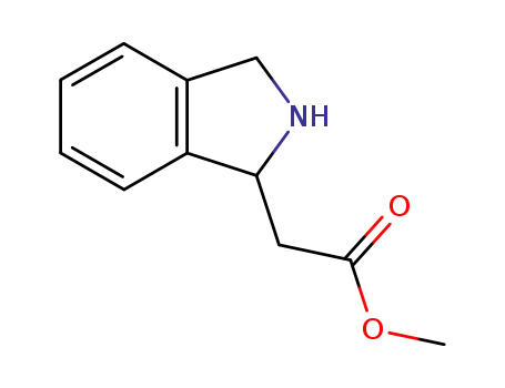 Molecular Structure of 444583-14-6 (Methyl 2-(isoindolin-1-yl)acetate)