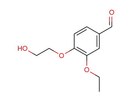 3-ETHOXY-4-(2-HYDROXY-ETHOXY)-벤잘데하이드