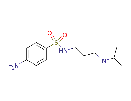 Molecular Structure of 389605-68-9 (Benzenesulfonamide, 4-amino-N-[3-[(1-methylethyl)amino]propyl]-)