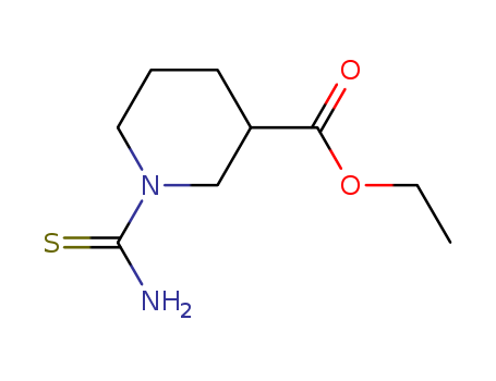 3-PIPERIDINECARBOXYLIC ACID 1-(AMINOTHIOXOMETHYL)-,ETHYL ESTER