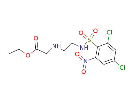 Glycine, N-[2-[[(2,4-dichloro-6-nitrophenyl)sulfonyl]amino]ethyl]-, ethyl
ester