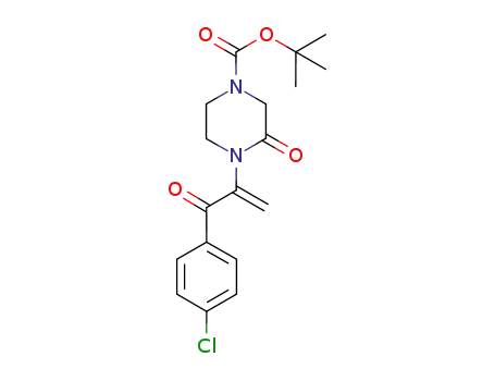 1-Piperazinecarboxylic acid, 4-[1-(4-chlorobenzoyl)ethenyl]-3-oxo-,
1,1-dimethylethyl ester