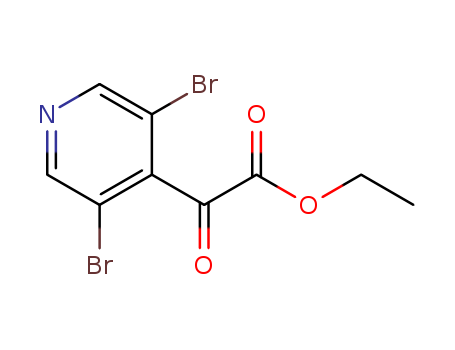3,5-DIBROMO-A-OXO-4-PYRIDINEACETIC ACIDETHYL ESTER