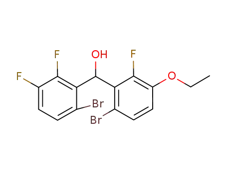 C<sub>15</sub>H<sub>11</sub>Br<sub>2</sub>F<sub>3</sub>O<sub>2</sub>