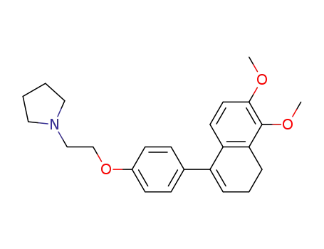 1-{2-[-4-(5,6-Dimethoxy-3,4-dihydro-naphthalen-1-yl)-phenoxy]-ethyl}-pyrrolidine