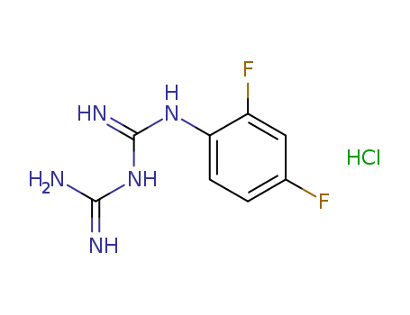 1-{[{[AMino(iMino)Methyl]aMino}(iMino)Methyl]aMino}-2,4-difluorobenzene hydrochloride