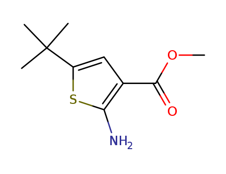 methyl 2-amino-5-tert-butylthiophene-3-carboxylate