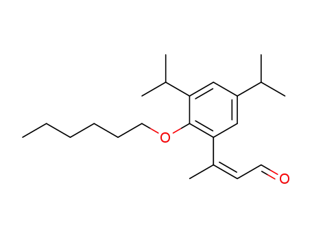 2-Butenal, 3-[2-(hexyloxy)-3,5-bis(1-methylethyl)phenyl]-, (2Z)-