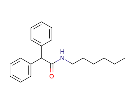 Molecular Structure of 334932-69-3 (N-hexyl-2,2-diphenylacetamide)