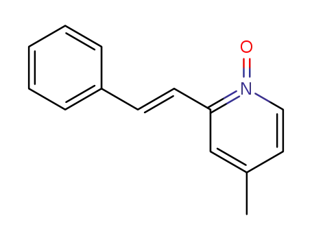 (E)-2-(2-phenylethenyl)-4-methylpyridine-1-oxide