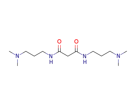 Molecular Structure of 612493-44-4 (Propanediamide, N,N'-bis[3-(dimethylamino)propyl]-)