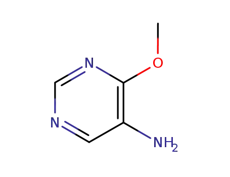 Molecular Structure of 15579-82-5 (5-Pyrimidinamine, 4-methoxy- (9CI))