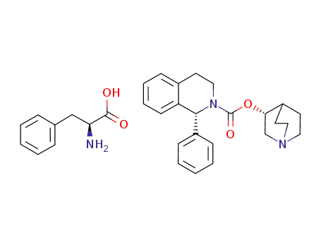 (-)-(3R)-quinuclidin-3-yl (1R)-1-phenyl-1,2,3,4-tetrahydroisoquinoline-2-carboxylate (-)-L-phenylalaninate