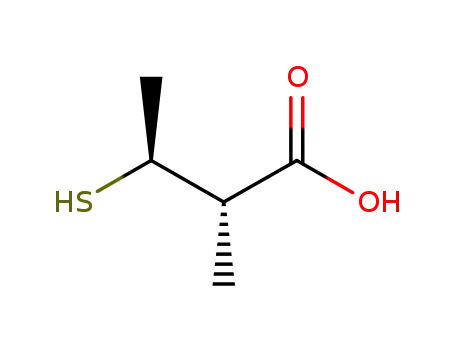 Molecular Structure of 863708-50-3 ((2S,3S)-3-mercapto-2-methylbutanoic acid)