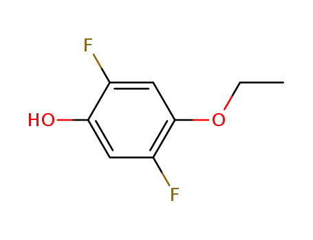 Molecular Structure of 612092-32-7 (Phenol,  4-ethoxy-2,5-difluoro-)