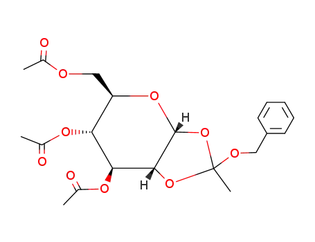 3,4,6-tri-O-acetyl-1,2-O-(1-benzyloxyethylidene)-α-D-glucopyranose