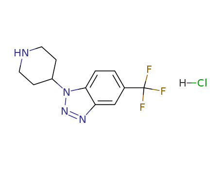 1-piperidin-4-yl-5-(trifluoromethyl)benzotriazole,hydrochloride