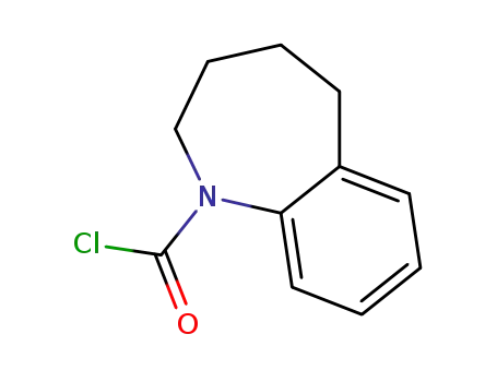 1H-1-Benzazepine-1-carbonyl chloride, 2,3,4,5-tetrahydro- (9CI)