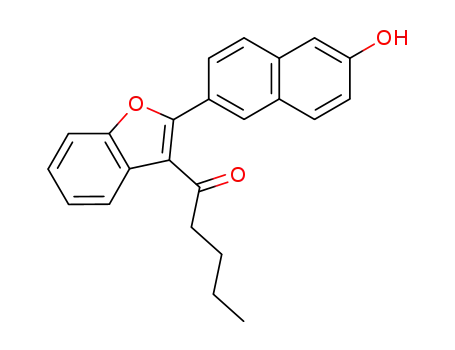 1-[2-(6-hydroxy-2-naphthyl)-1-benzofuran-3-yl]-1-pentanone