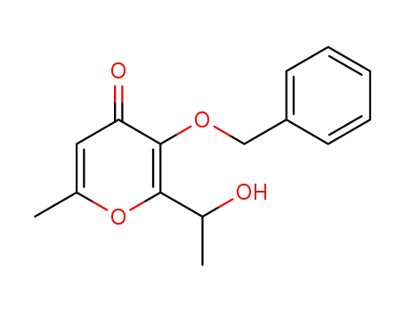 2-(1-Hydroxyethyl)-3-benzyloxy-6-methyl-pyran-4(1H)-one