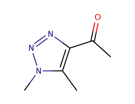 Molecular Structure of 151797-83-0 (Ethanone, 1-(1,5-dimethyl-1H-1,2,3-triazol-4-yl)- (9CI))