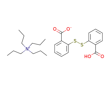Molecular Structure of 142051-76-1 (N,N,N-Tripropyl-1-propanaminium salt with 2,2'-dithiobis[benzoic acid] (1:1))