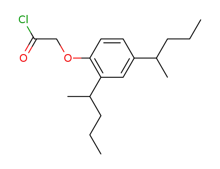 Molecular Structure of 63990-57-8 ([2,4-Bis(1-methylbutyl)phenoxy]acetic acid chloride)