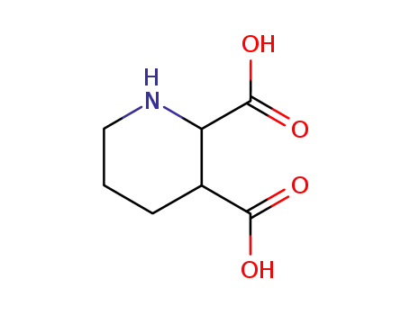 Molecular Structure of 84211-43-8 ((2R,3R)-piperidine-2,3-dicarboxylic acid)