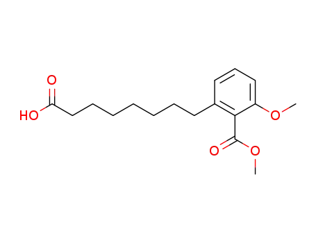 8-(3-methoxy-2-carbomethoxyphenyl)octanoic acid