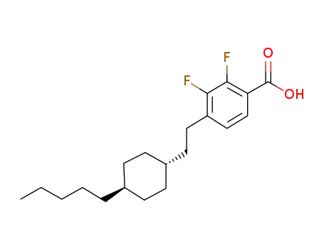 2,3-difluoro-4-[2-(trans-4-pentylcyclohexyl)ethyl]benzoic acid