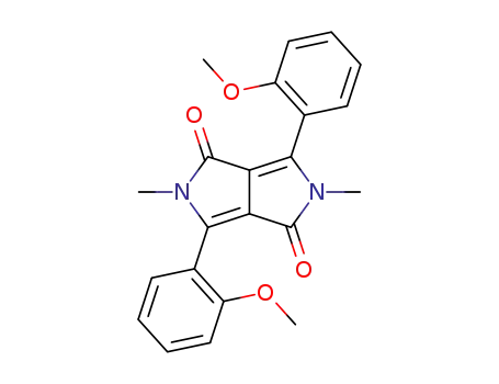 Pyrrolo[3,4-c]pyrrole-1,4-dione,
2,5-dihydro-3,6-bis(2-methoxyphenyl)-2,5-dimethyl-