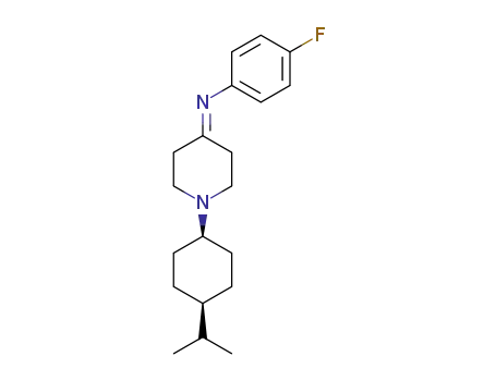 Benzenamine,
4-fluoro-N-[1-[cis-4-(1-methylethyl)cyclohexyl]-4-piperidinylidene]-