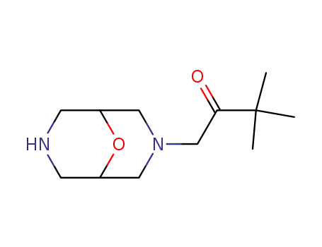 3,3-dimethyl-1-(9-oxa-3,7-diazabicyclo[3.3.1]non-3-yl)-2-butanone