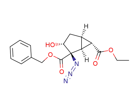 Bicyclo[3.1.0]hexane-2,6-dicarboxylic acid, 2-azido-3-hydroxy-, 6-ethyl
2-(phenylmethyl) ester, (1S,2R,3R,5R,6S)-
