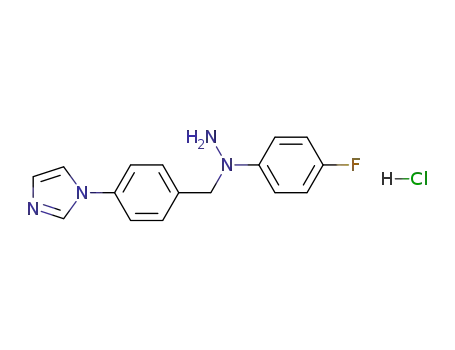 1H-Imidazole, 1-[4-[[1-(4-fluorophenyl)hydrazino]methyl]phenyl]-,
monohydrochloride