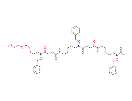 11,22,33-tris(benzyloxy)-12,15,23,26,34-pentaoxo-11,16,22,27,33-pentaaza-2,5,8-trioxapentatriacontane