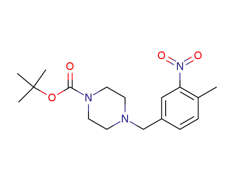 4-(4-methyl-3-nitro-benzyl)-piperazine-1-carboxylic acid tert-butyl ester