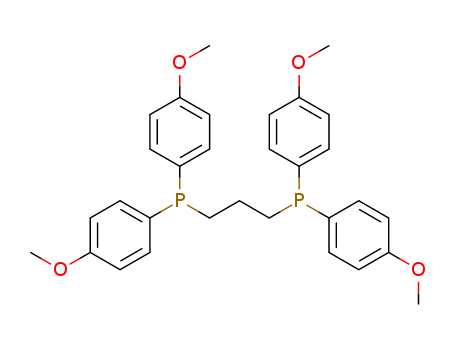 Molecular Structure of 111216-21-8 (Phosphine, 1,3-propanediylbis[bis(4-methoxyphenyl)-)