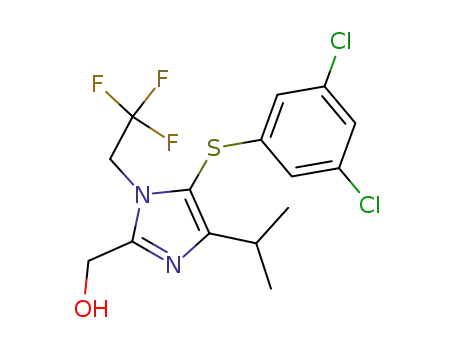 {5-[(3,5-dichlorophenyl)sulfanyl]-4-(1-methylethyl)-1-(2,2,2-trifluoroethyl)-1H-imidazol-2-yl}methanol