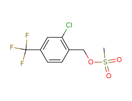 2-chloro-1-((methanesulfonyloxy)methyl)-4-(trifluoromethyl)benzene